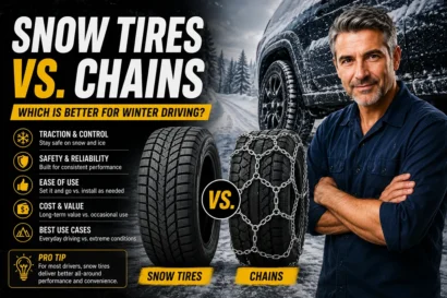Snow Tires vs Chains