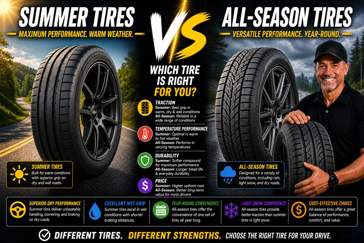 Summer Tire vs All Season Tires