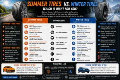 Summer Tires vs Winter Tires