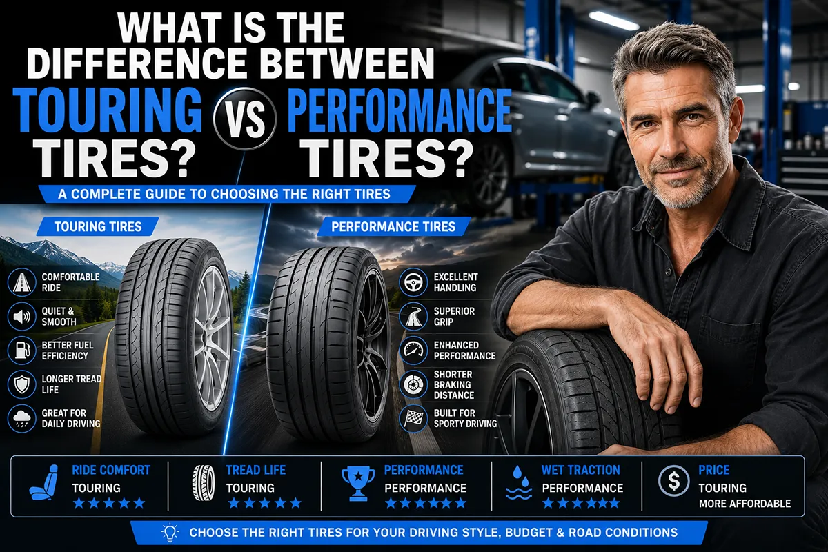 What Is the Difference Between Touring and Performance Tires