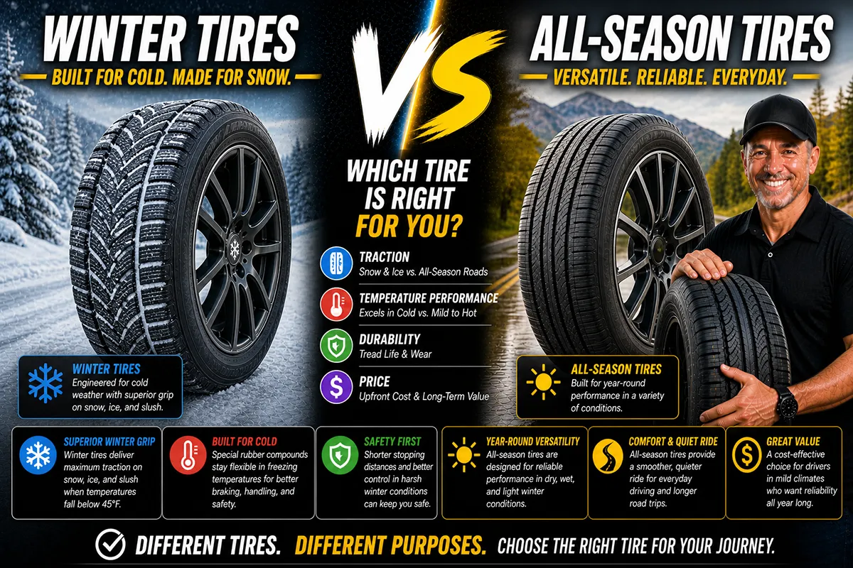 Winter Tire vs All Season vs Snow Tire